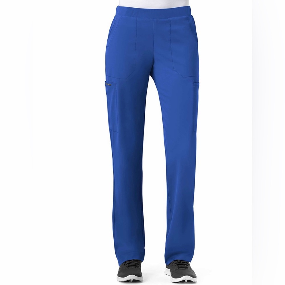 *NEW* Sz 2XP (XXL Petite) Women’s Wonderwink Royal Blue Scrub Pants